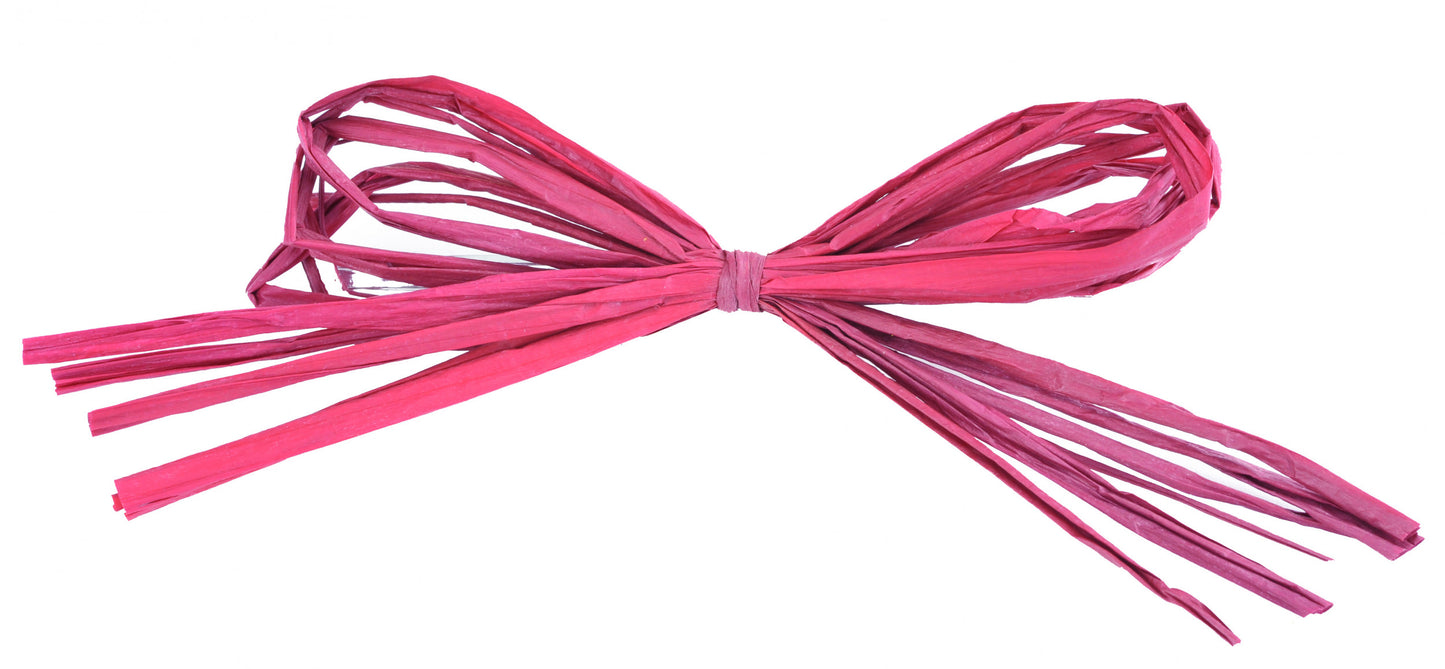 Noeud raphia avec attache twist - 100 pièces