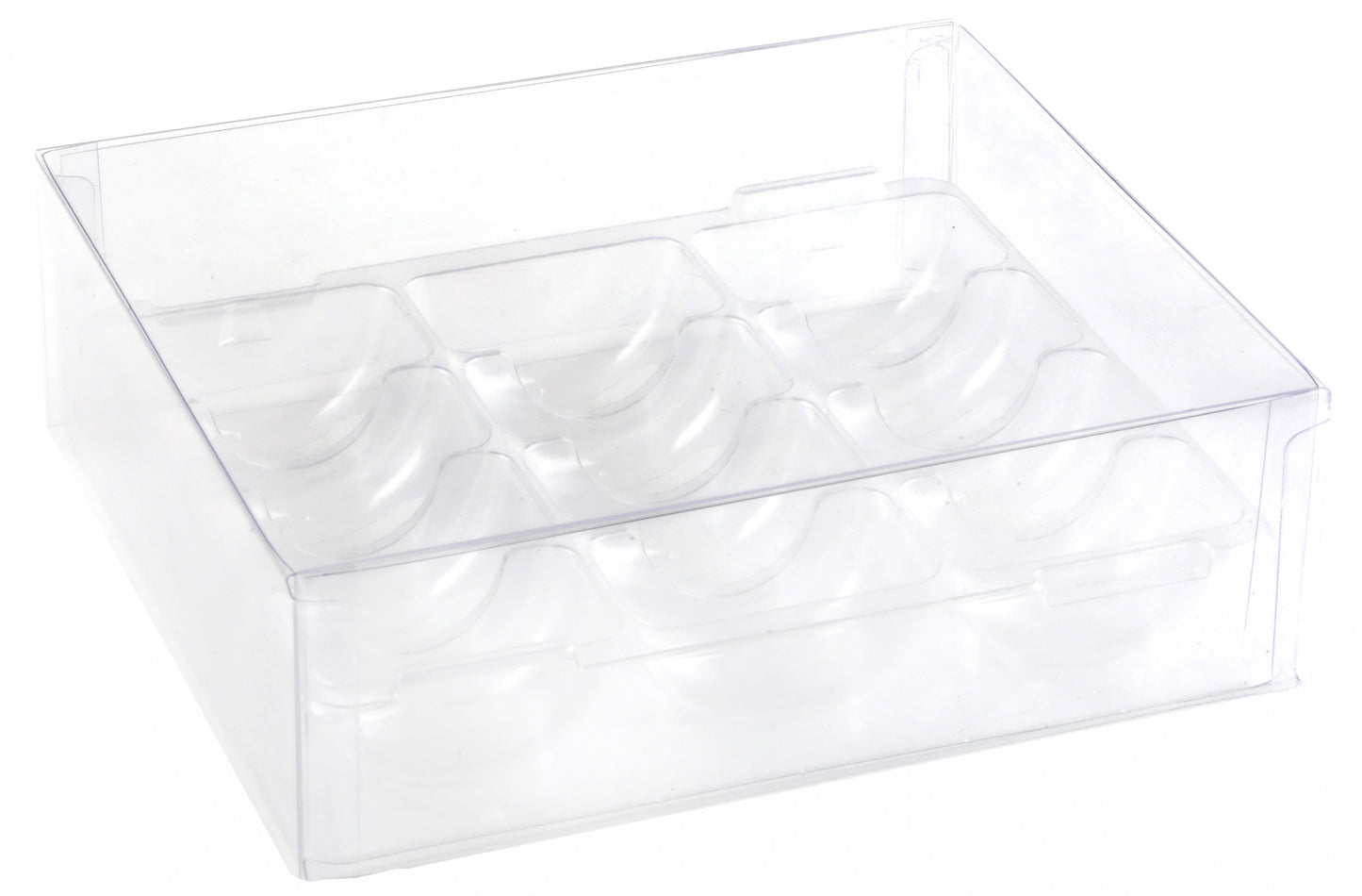 Boite macarons avec plaque alvéolaire - 50 pièces