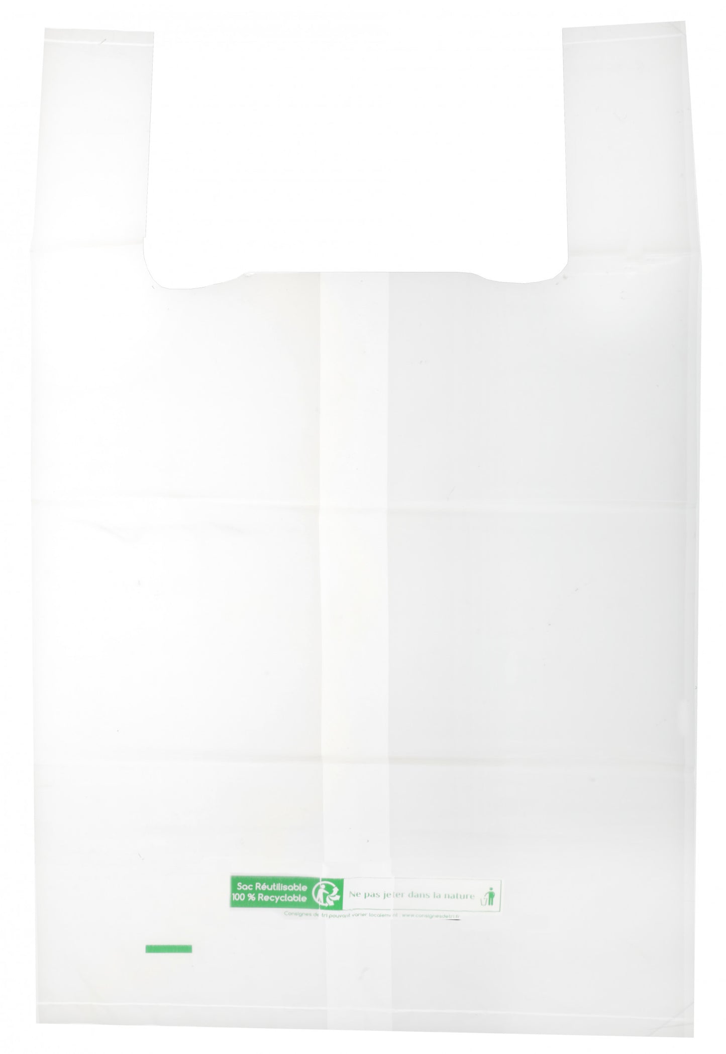 Sac Bretelles PEBD 50 µ - Paquet 500 pcs