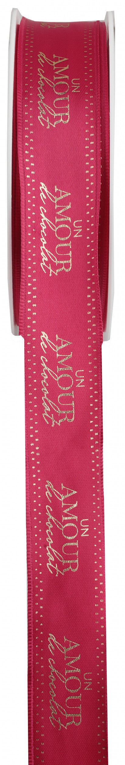 Ruban un amour de chocolat - Bobine 25 mètres