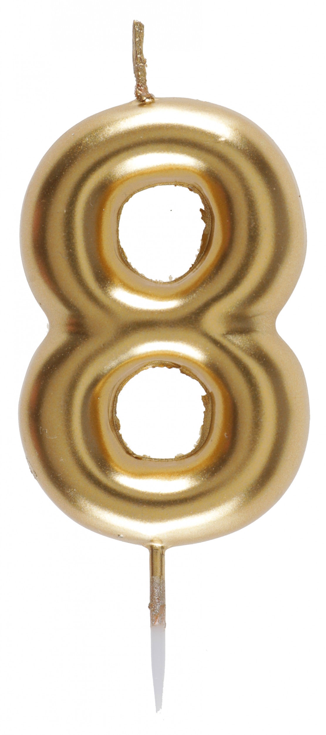 Bougie chiffre or - 20 pièces