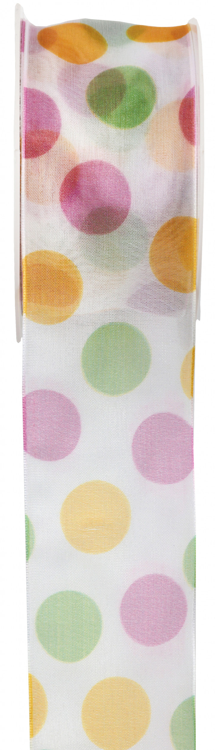 Rubans organza Dots - Bobine 20 mètres
