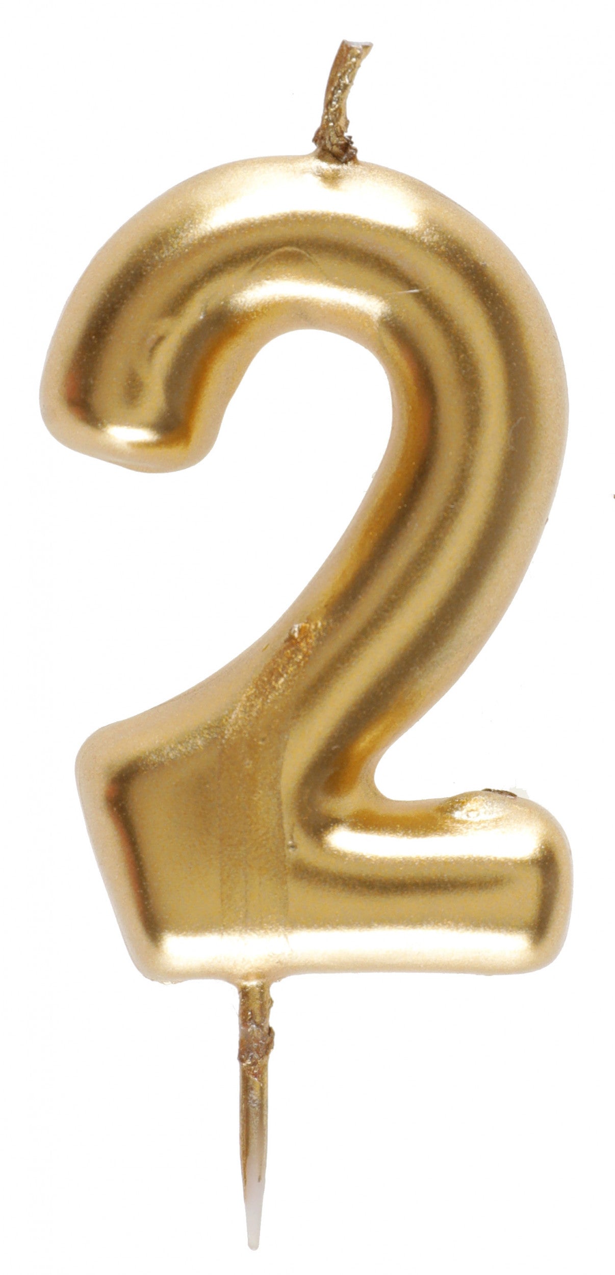 Bougie chiffre or - 20 pièces