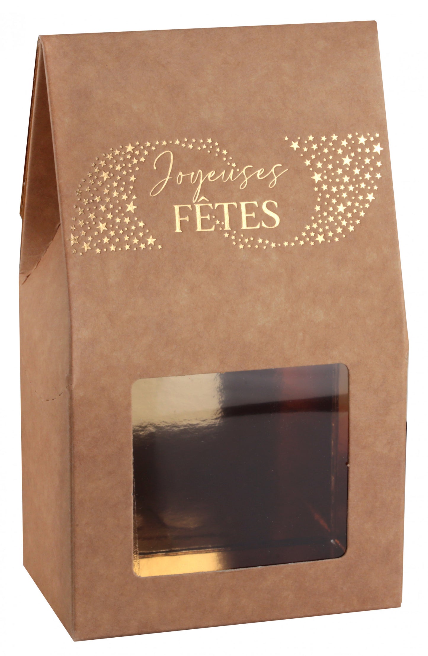 Pochette avec fenêtre filmée Joyeuses Fêtes - 25 pièces