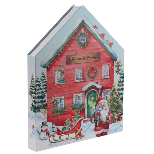 Calendrier de l'Avent maison du Père Noël - 10 Pièces