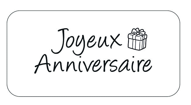 Etiquette adhésive - Rouleau 50 pcs