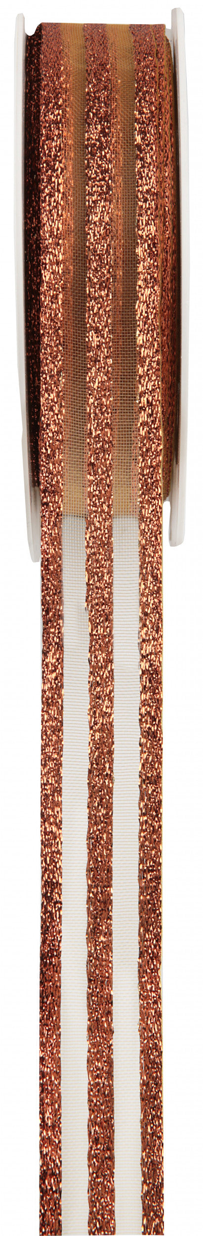 Ruban Rayure Pailletée Réversible - Bobine de 15 mètres