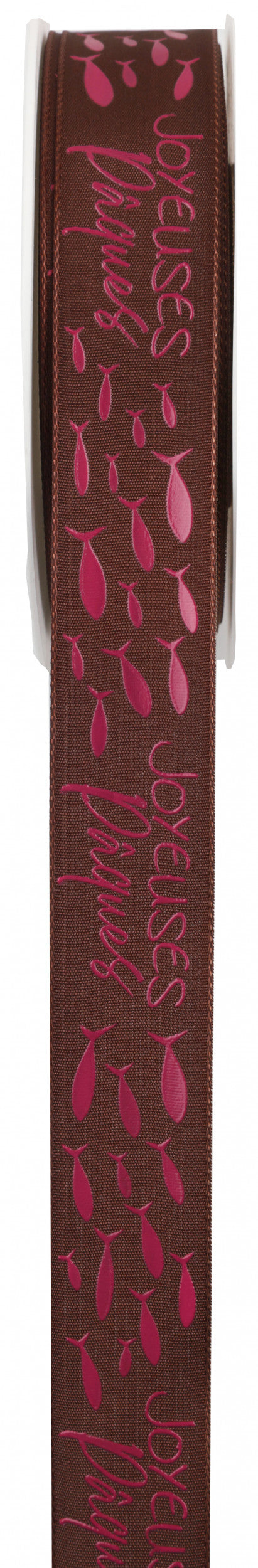 Ruban Poissons - Bobine 25 mètres