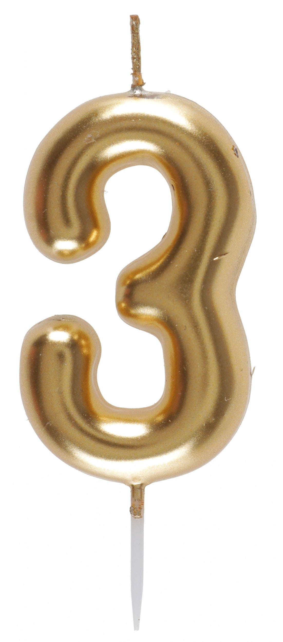 Bougie chiffre or - 20 pièces
