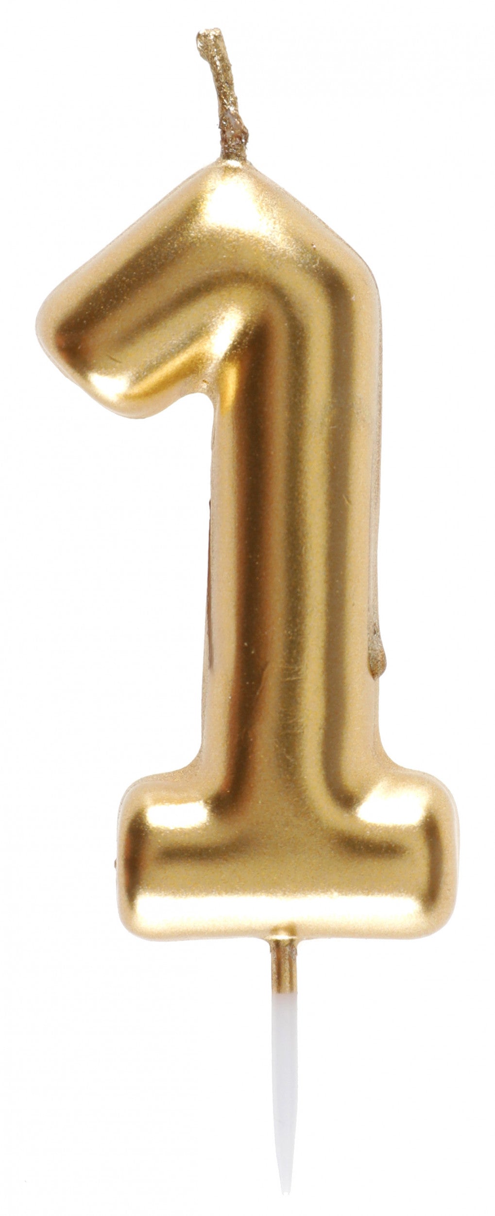 Bougie chiffre or - 20 pièces