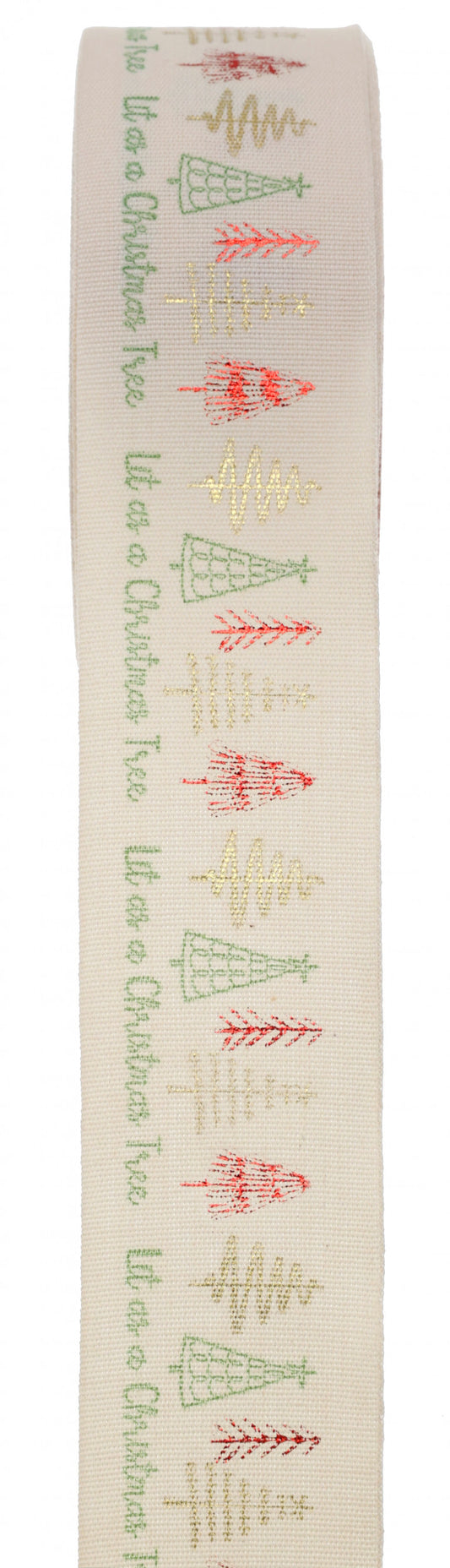 Ruban Sapins - Bobine 15 mètres