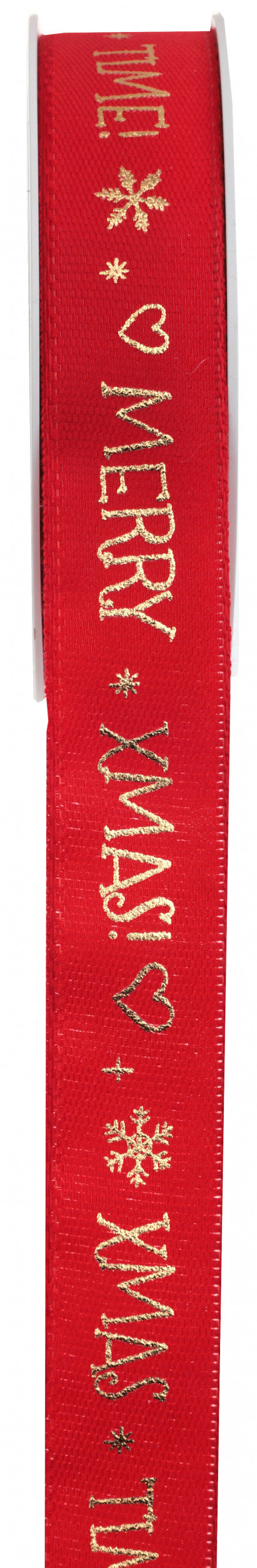 Ruban Xmas - Bobine 15 mètres