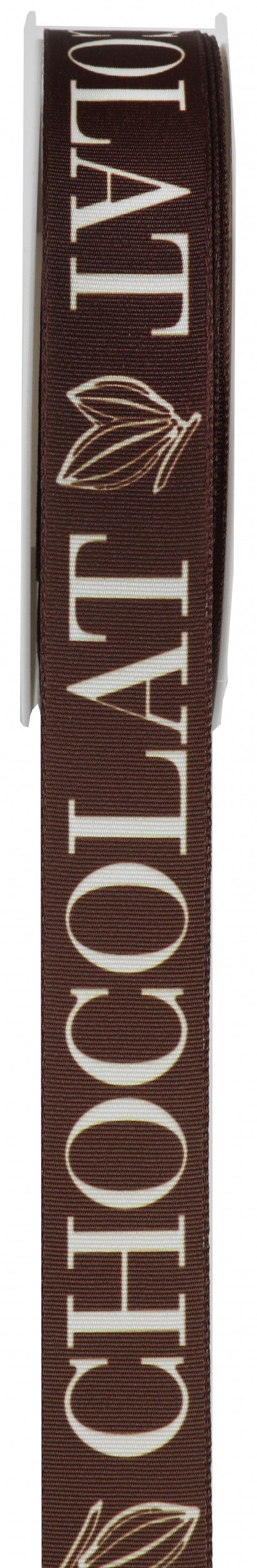Ruban Fève chocolat - Bobine 25 mètres