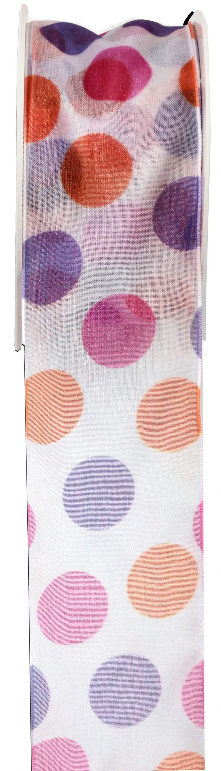 Rubans organza Dots - Bobine 20 mètres